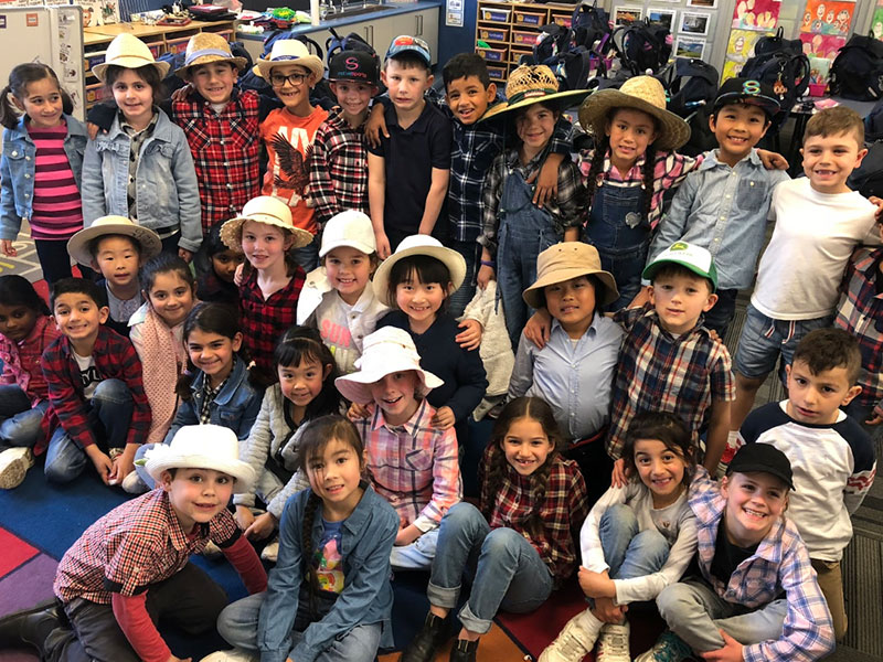 St Andrew's Primary Marayong Students farming